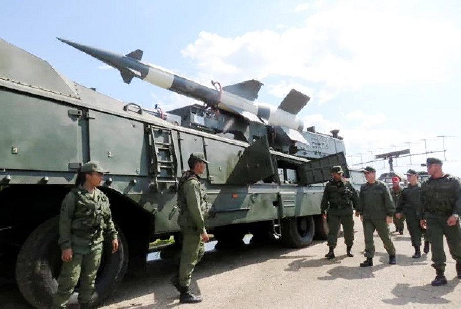 Sistema misilístico S-125 Pechora 2M de la defensa aeroespacial venezolana. Foto: Comando de Defensa Aeroespacial Integral.