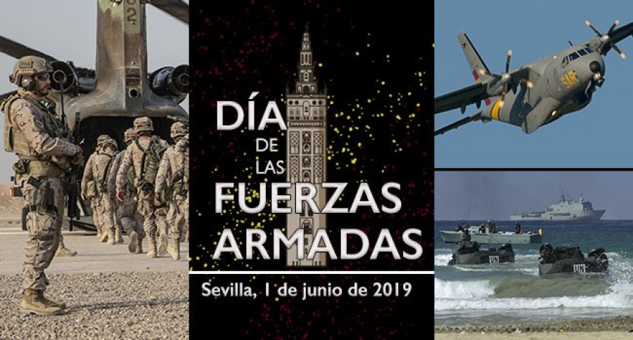 Cartel del Día de las Fuerzas Armadas 2019. Foto: Ministerio de Defensa