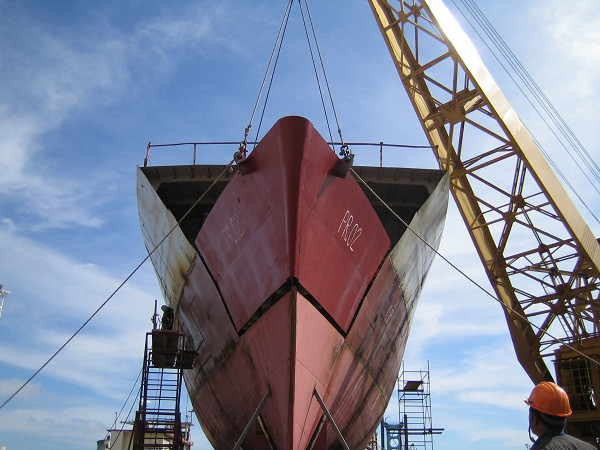Construcciones navales en astilleros de la Armada mexicana. Foto: Secretaría de Marina de México.