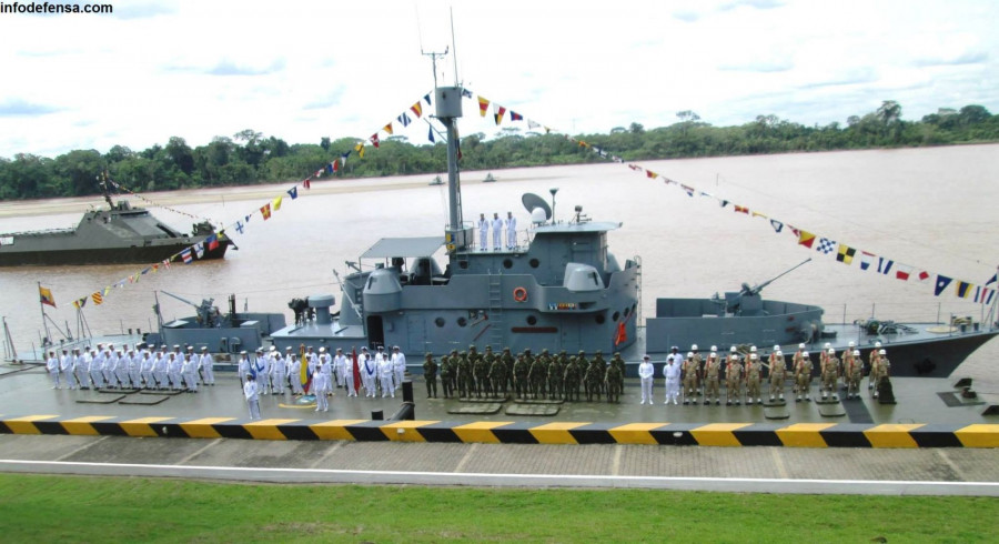 Patrullero fluvial ARC Leticia´ de la Armada colombiana. Foto. Erich Saumeth  Infodefensa.