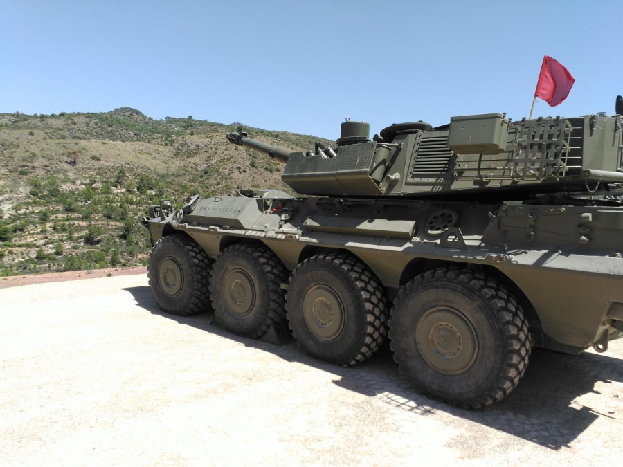 Vehículo Centauro. Foto: Ejército de Tierra Mando de Canarias