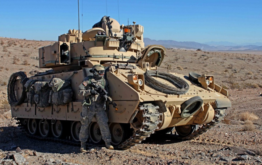 Blindado Bradley del Ejército de Estados Unidos. Foto: Ejército de EEUU
