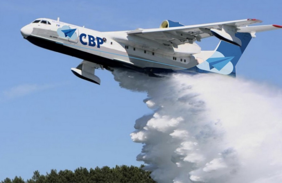 Así será el esquema de los Beriev Be-200ES de CBP Asesorías Aeronáuticas. Imagen: CBP