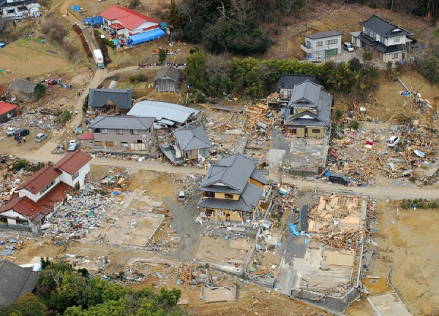 Efectos del terremoto y tsunami del 11 de marzo de 2011 en Japón. Foto: Armada de Estados Unidos
