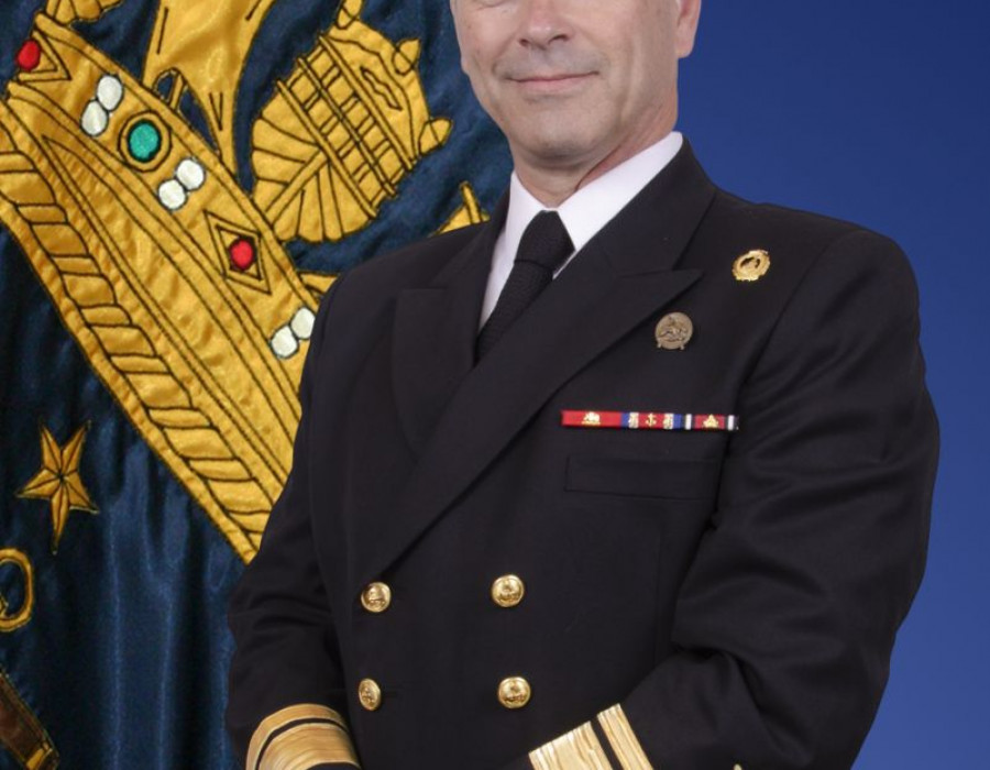 Contraalmirante Ramiro Navajas Santini. Foto: Armada de Chile
