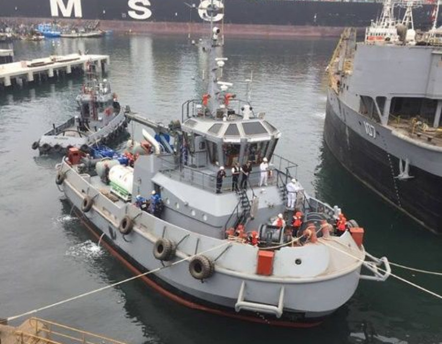 El remolcador auxiliar de salvamento BAP Morales. Foto: Marina de Guerra del Perú.
