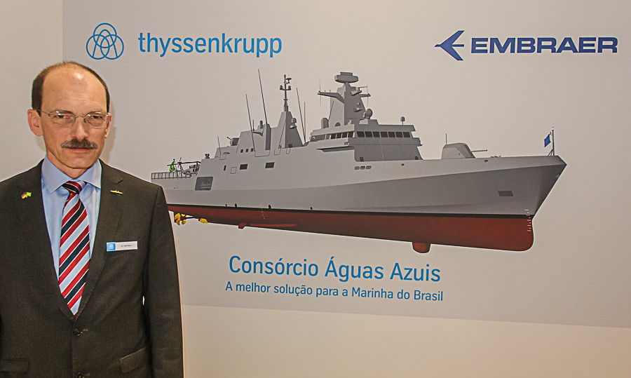 Rolf Wirtz, CEO da thyssenkrupp Marine Systems