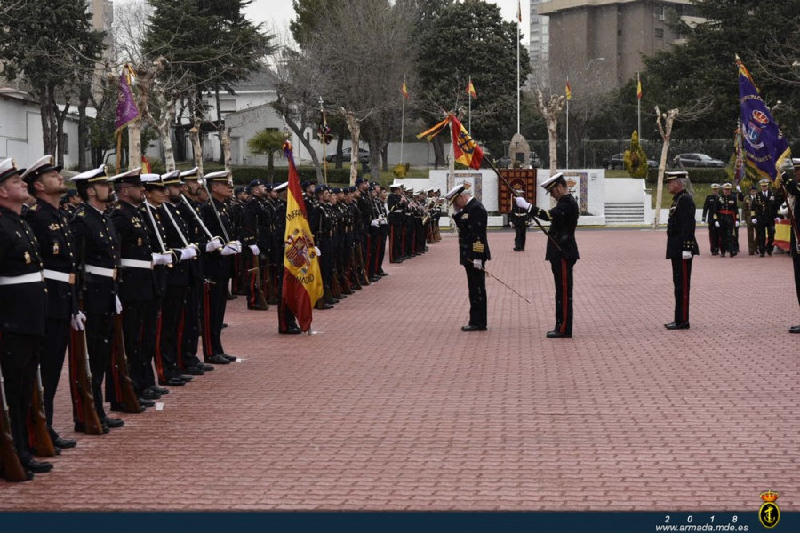 Acto de aniversario de la Infanteria de Marina. Foto: Armada española