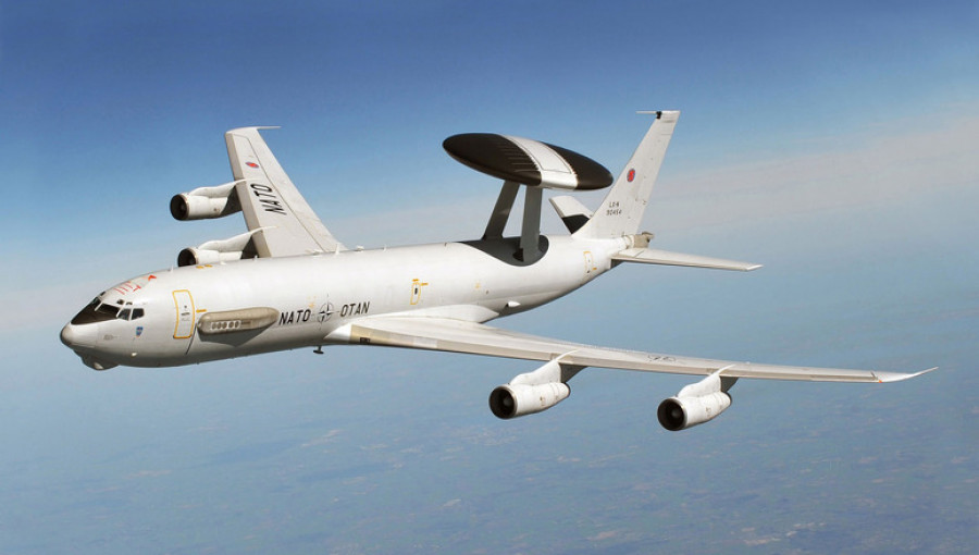 Avión Awacs de la OTAN. Foto: OTAN