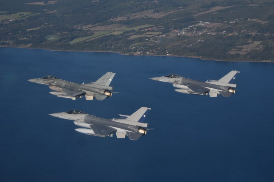 Los Lockheed Martin F-16C Block 50 son parte del poder defensivo de las FFAA de Chile. Foto: FACh