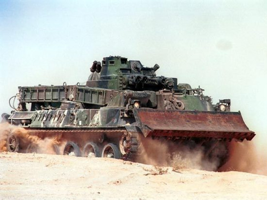 Blindado de ingenieros francés EBG. Foto: Ejército de Francia