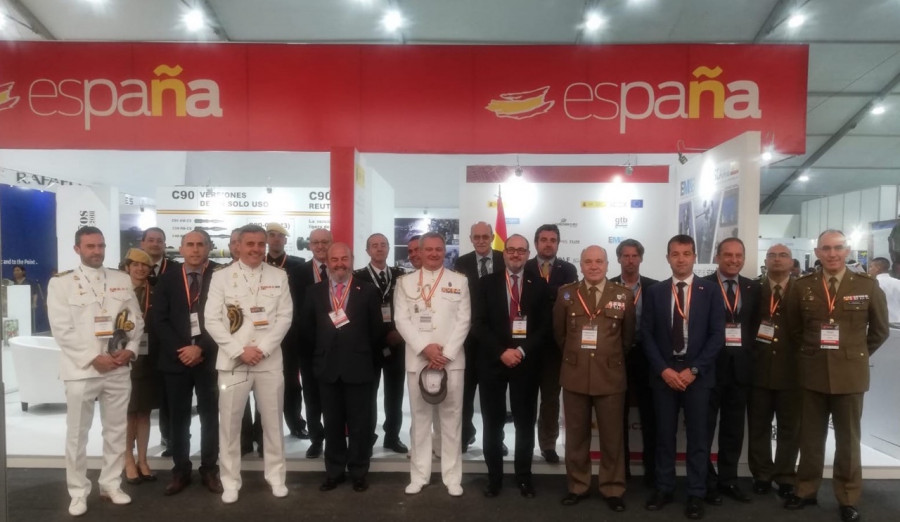 Pabellón de España en Sitdef. Foto: Tedae