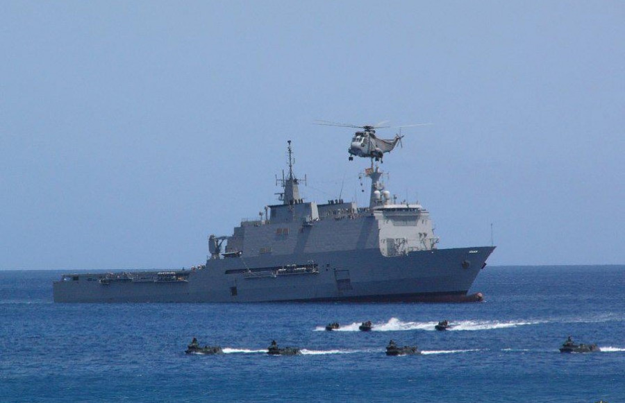 Buque de asalto anfibio Castilla. Foto: Armada española