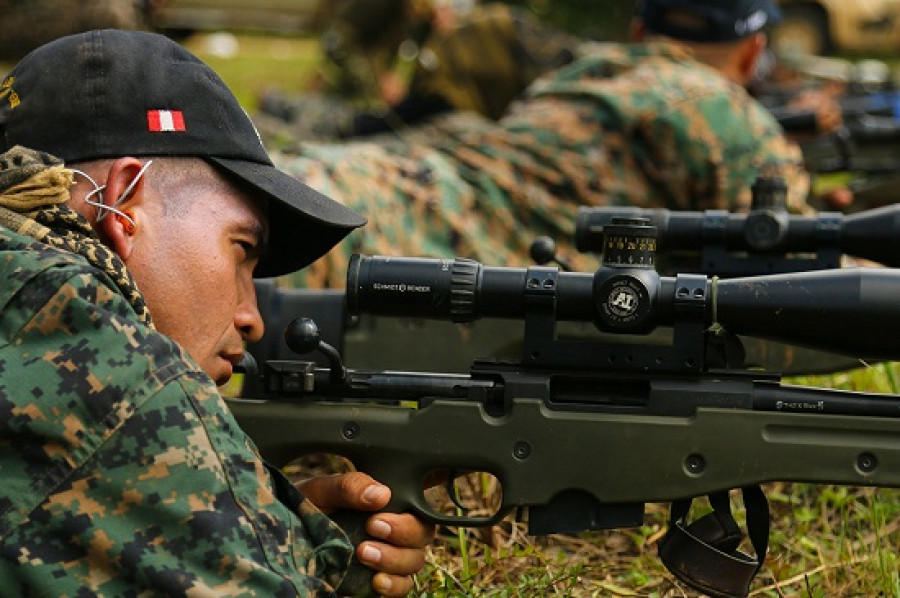 Fuerzas Especiales de Perú en la edición 2015 de la competencia Fuerzas Comando. Foto: Comando Conjunto de las Fuerzas Armadas del Perú.