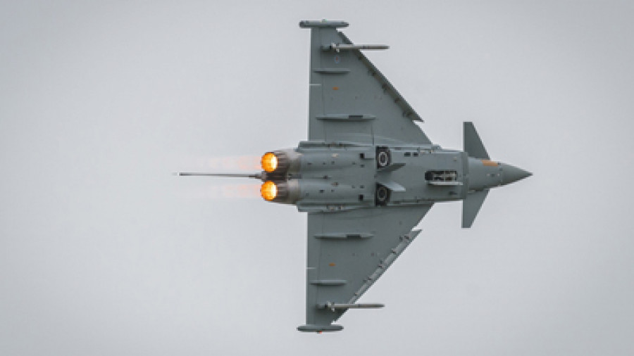 Avión de combate Eurofighter. Foto: BAE Systems