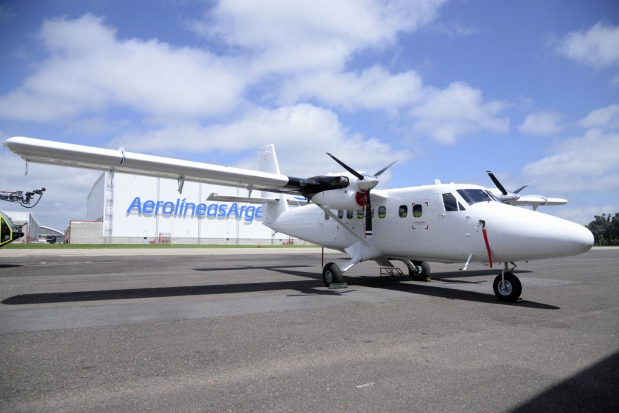 Viking DHC-6 Twin Otter de la PFA. Foto: Ministerio de Seguridad.