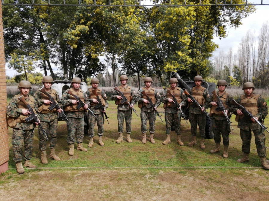 El equipo del Grupo de Artillería San Carlos de Ancud logró la victoria en el evento de Artillería. Foto: Ejército de Chile