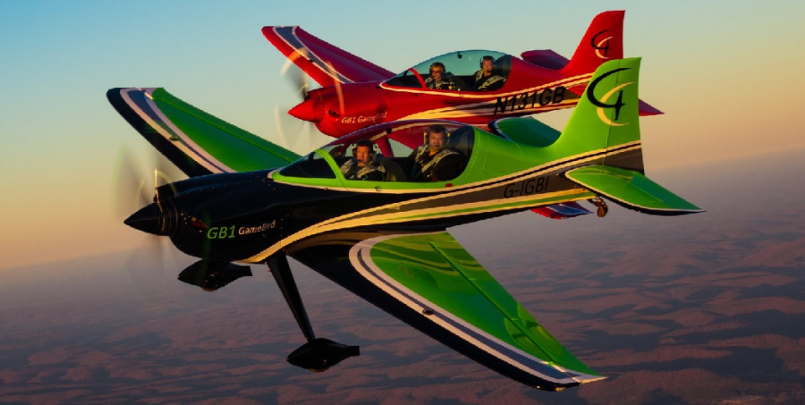 Avión acrobático GB1 GameBird. Foto: Colin Barrett  Game Composites