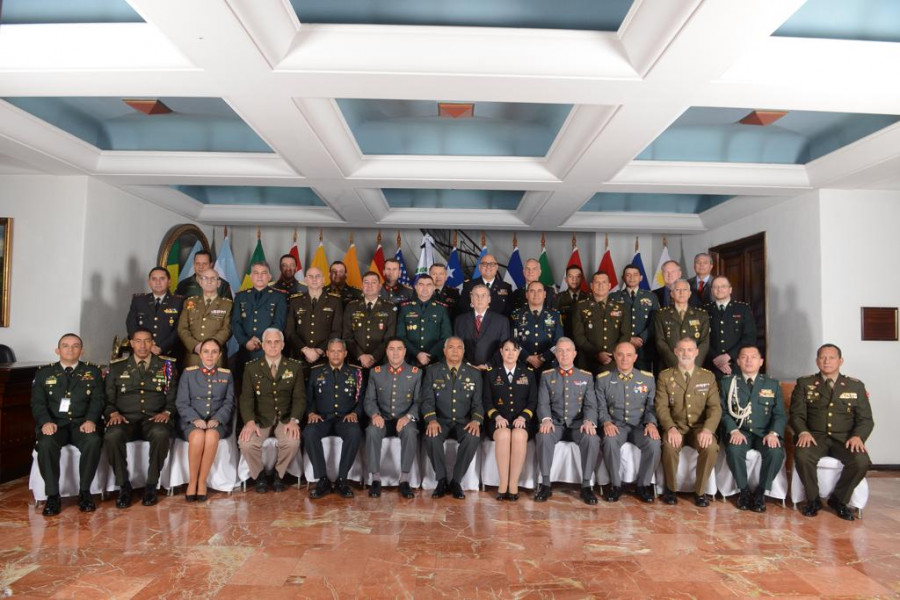 El foro permitió compartir experiencias sobre liderazgo militar entre los países de la CEA. Foto: Ejército de Chile
