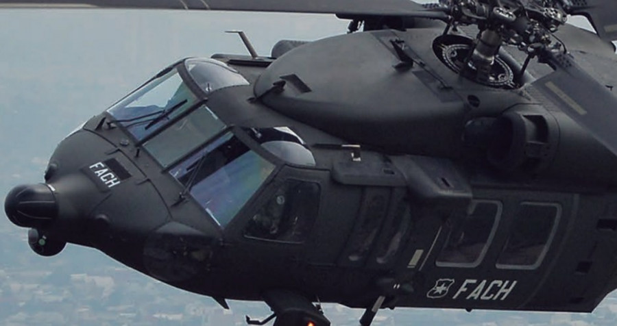 El Sikorsky S-70i es una de las últimas adquisiciones de la Fuerza Aérea de Chile. Foto: FACh
