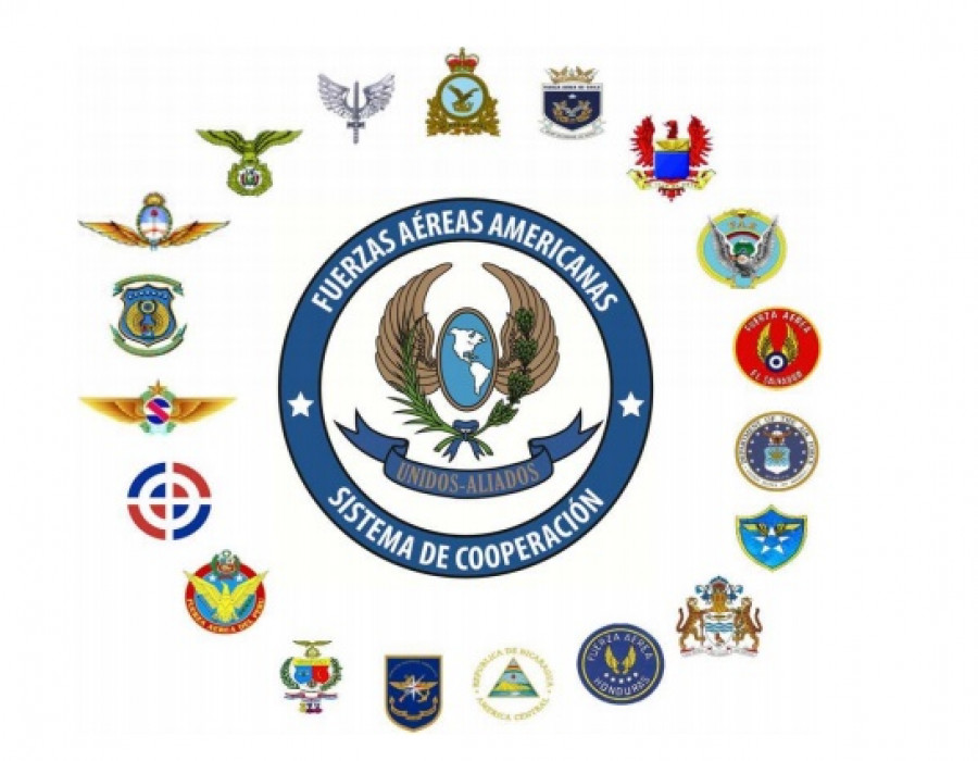 Logo del Sicofaa. Foto: Sistema de Cooperación de las Fuerzas Aéreas Americanas.