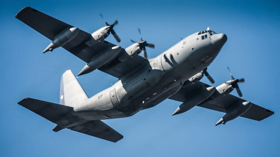 Un Lockheed Martin KC-130R del Grupo de Aviación N° 10 de la FACh. Foto: Issan Valenzuela