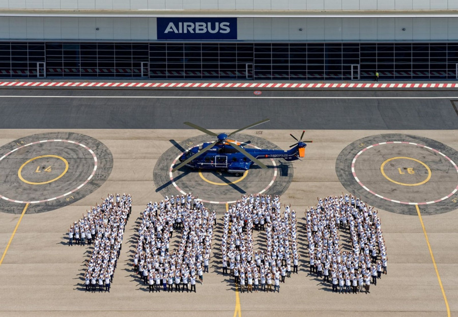 El H215 número mil. Foto Airbus