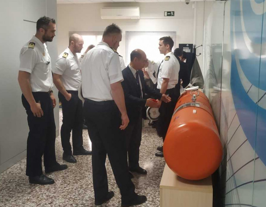 Visita a SAES de la Armada de Noruega. Foto: SAES