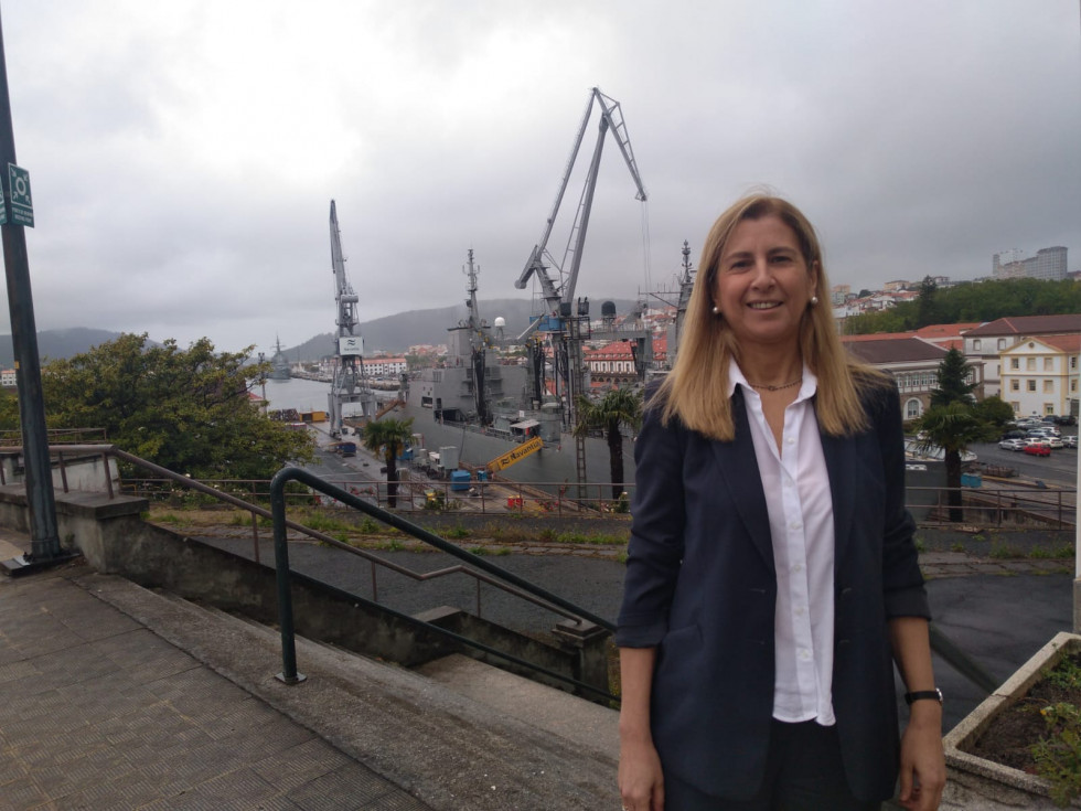 Directora comercial de Navantia, Sofia Honrubia. Foto: Navantia