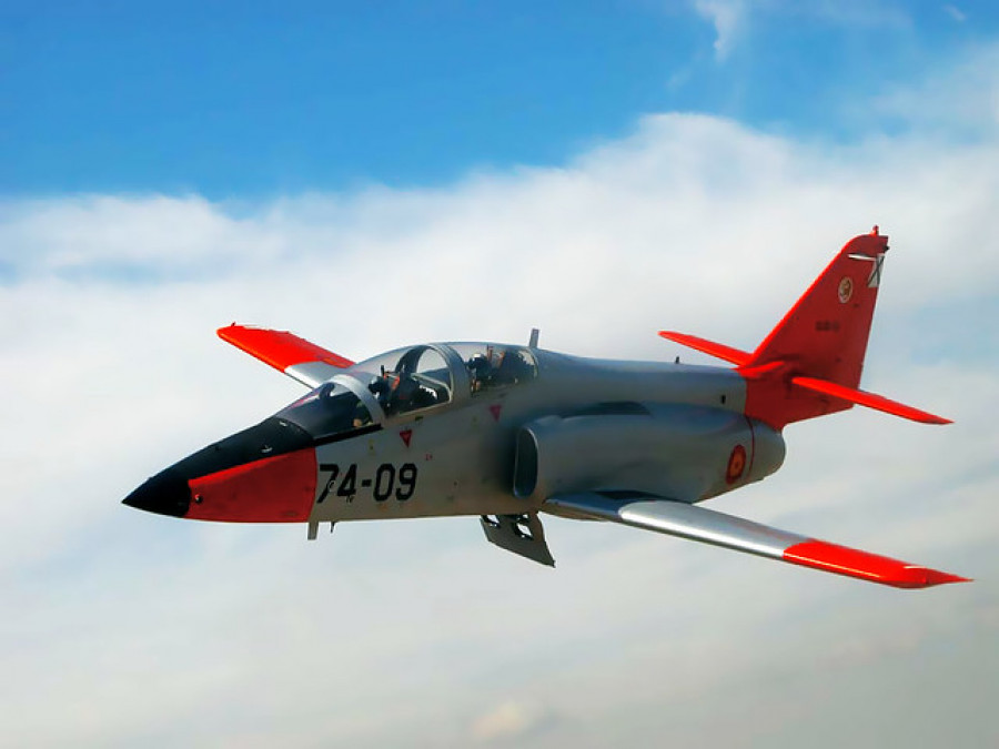 Avión de entrenamiento C-101. Foto: Ejército del Aire