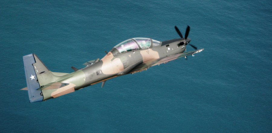 El A-29B se proyecta como el avión de entrenamiento táctico-avanzado de la FACh. Foto FACh