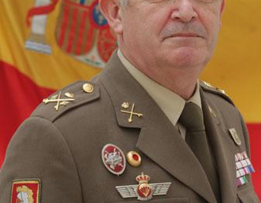 El jefe de la Fuerza Terrestre en Sevilla, José Rodríguez García. Foto: Ejército de Tierra