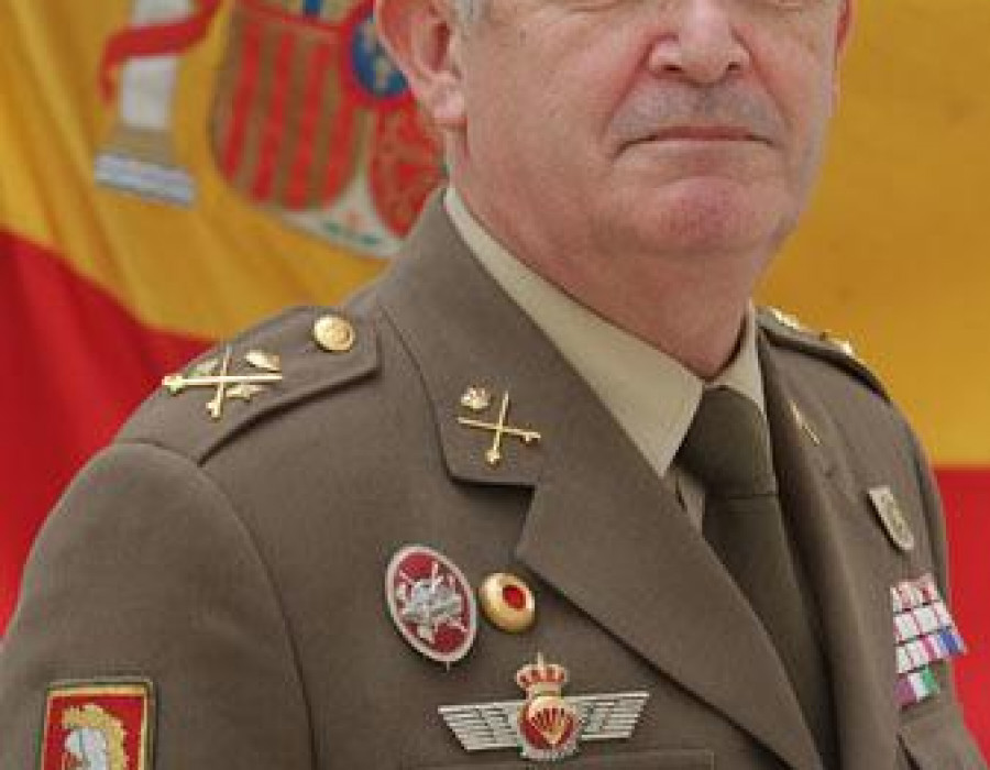El jefe de la Fuerza Terrestre en Sevilla, José Rodríguez García. Foto: Ejército de Tierra