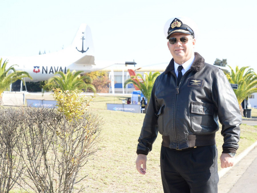 Comodoro Alberto Ahrens. Foto: Armada de Chile