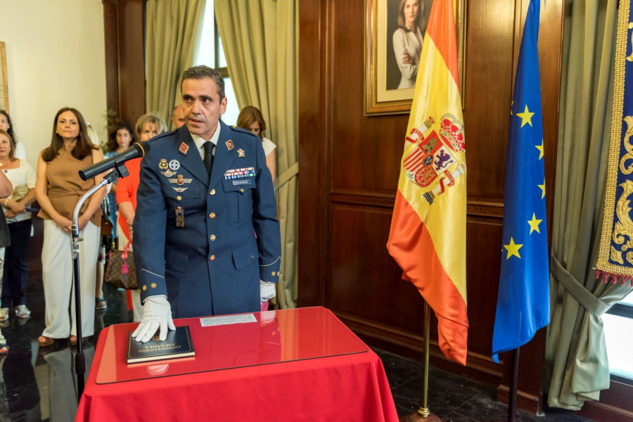 Toma de posesión como comandante del ETAC del coronel Fernando Raimundo. Foto: Ejército del Aire