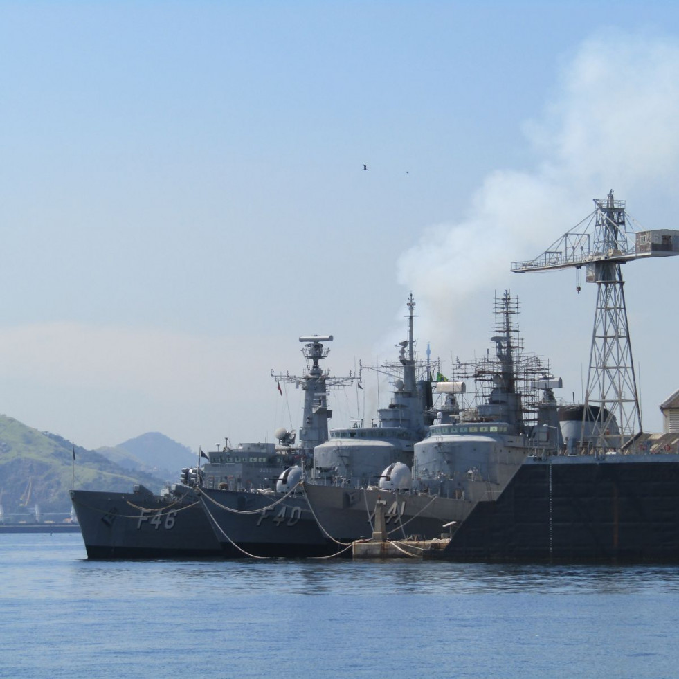 A fragata Niterói foi observada no AMRJ em Maio de 2019 Victor M.S. Barreira.