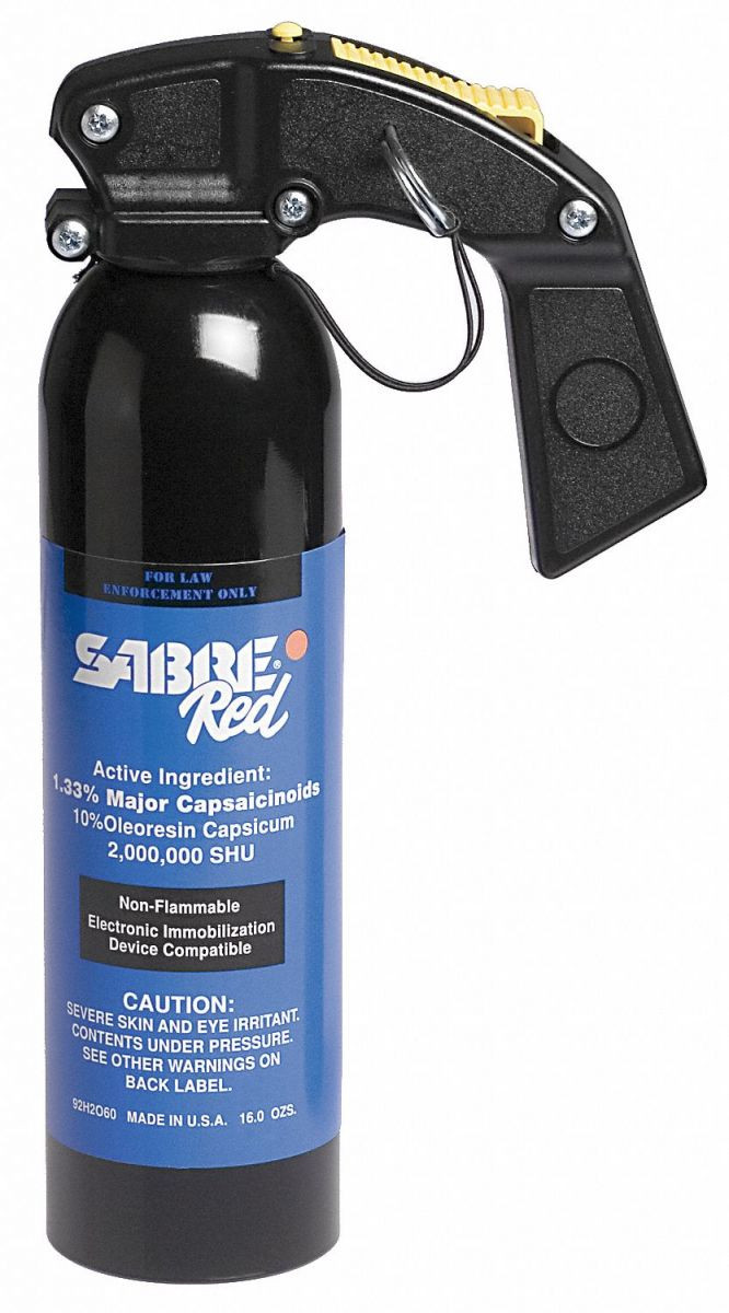 Emisor lacrimógeno Sabre Red Foam Mk9. Foto: Sabre