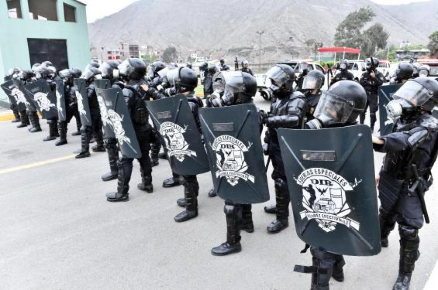 Fuerzas Especiales de la Policía Nacional. Foto: Ministerio del Interior del Perú.