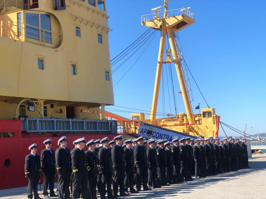 Las millas náuticas navegadas por el Viel al servicio de Chile equivalen a casi 20 vueltas al mundo. Foto: Armada de Chile