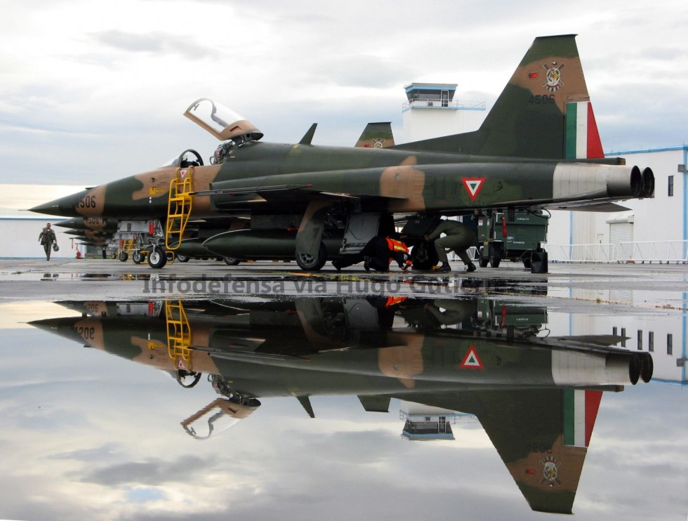 Los F-5 mexicanos pese a estar en condiciones de media vida aún operan con tecnología de 1980. Foto Hugo Gutiérrez.