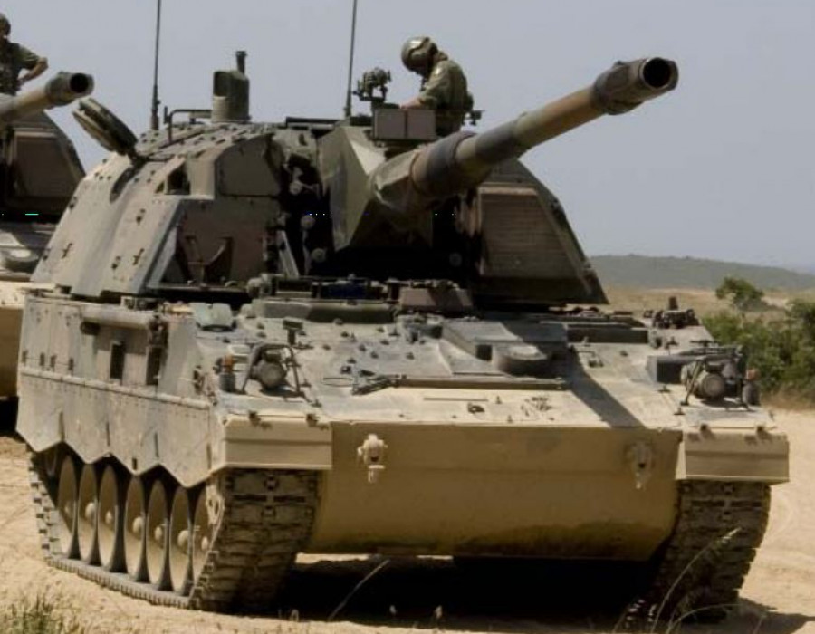 Obús autopropulsado M109L italiano. Foto: Ejército italiano
