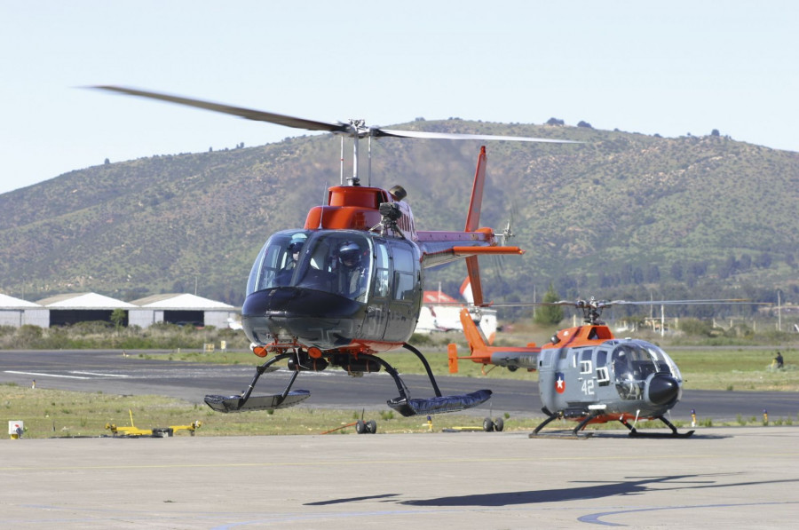 El nuevo modelo de helicóptero sustituirá al Bell UH-57B que cumplió su vida útil. Foto: Armada de Chile