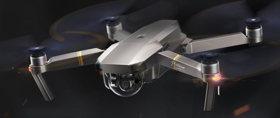 El nuevo drone DJI Mavic Pro Platinum de la Policía de Investigaciones de Chile. Foto: DJI