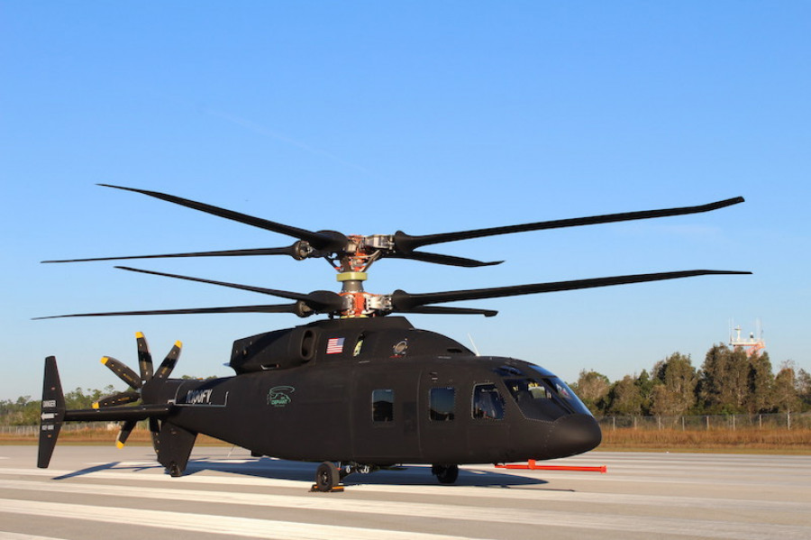 Helicóptero SB-1 Defiant. Foto: Sikorsky