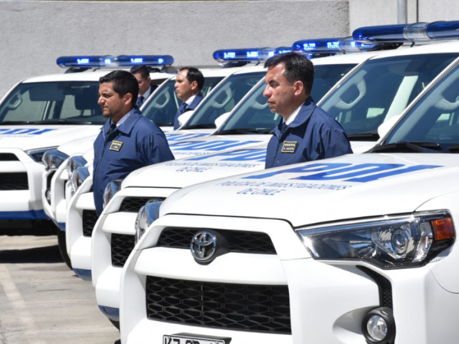 Ceremonia de recepción de los nuevos SUV Toyota All New 4Runner 4x4 en la Región Policial de la Araucanía. Foto: PDI