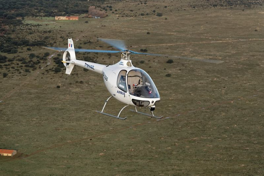 Helicóptero VSR700 en pleno vuelo sin ningún piloto en su interior. Foto: Airbus Helicopters