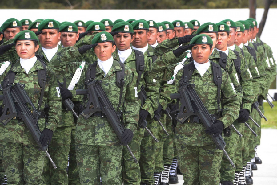 La GN contemplara 50.000 efectivos y ya esta reclutando jóvenes mexicano. Fotos Gobierno de México
