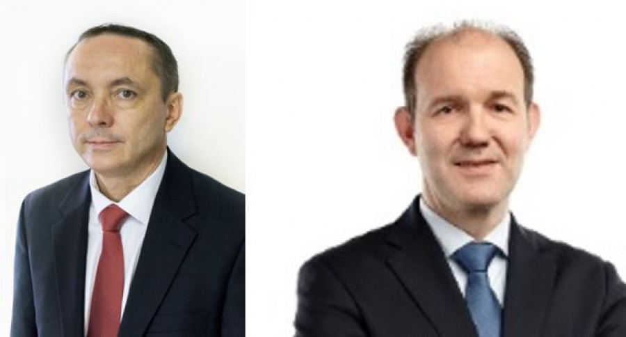 Laurent Espinasse y Olivier de la Bourdonnaye. Foto: Naval Group