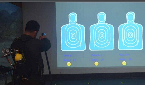 Polígono de Tiro Virtual del Ejército del Perú. Foto: Ministerio de Defensa del Perú