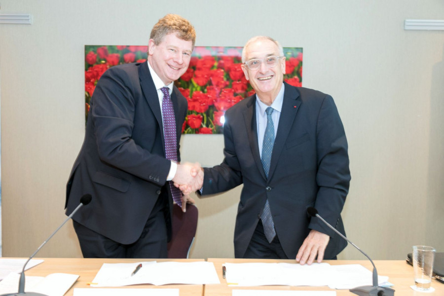 Acuerdo entre Naval Group y Royal IHC. Foto: Naval Group